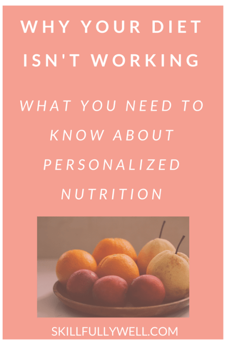 WHY YOUR DIET ISN'T WORKING