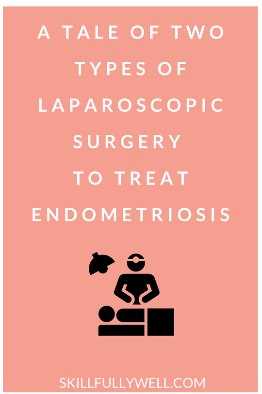 A TALE OF TWO TYPES OF LAPAROSCOPIC SURGERY TO TREAT ENDOMETRIOSIS